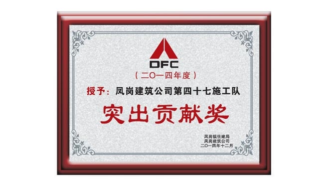 2014年突出貢獻獎